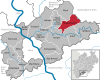 Lage der Gemeinde Ruppichteroth im Rhein-Sieg-Kreis