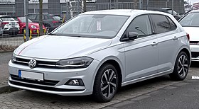 Front-three-quarter view of a small front-engined five-door car with a two-box body style fitted with door mirrors, alloy wheels, flush headlamps, and fog lamps.