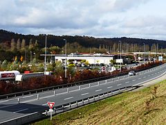 L'aire de service du Manoire à l'est de Périgueux.