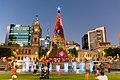 Fountain and Christmas tree, 2015