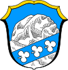 Wappen: li. Schneizlreuth, re. Weißbach an der Alpenstraße vor der Zusammenlegung 1978