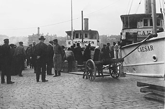 Munkbrohamnen 1890-tal.