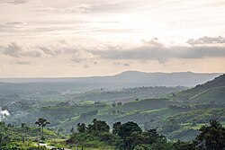 Khao Kho National Park at sundown