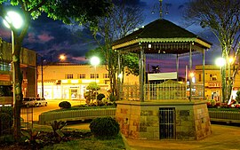 Praça Coronel Tôrres, no Centro da cidade