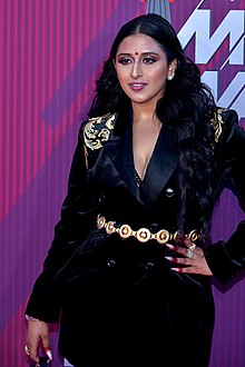 Kumari at the 2019 iHeartRadio Music Awards in Los Angeles California