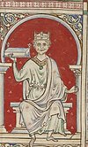 William Rufus depicted in the Stowe Manuscript