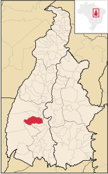 Santa Rita do Tocantins – Mappa