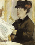 Édouard Manet: Femme lisant, ca. 1880