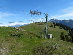 Poulie flottante, gare amont aux Brasses