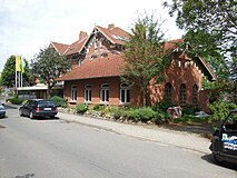 Ehemaliger Bahnhof Friedrichstadt, Ansicht von Süden