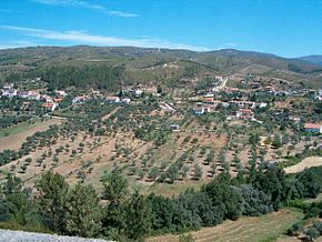 Vista de Isna de São Carlos, uma das localidades da freguesia