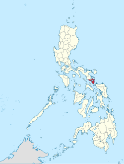 Location of Sorsogon