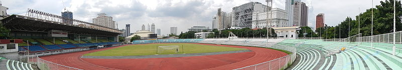 Panorama van Rizal Memorial Stadium