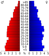 Bevolkingspiramide Hopewell