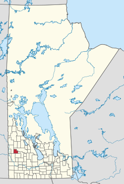 Location of the Rossburn Municipality in Manitoba