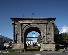 Arco triunfal en Aosta