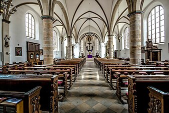 Interieur van deze kerk