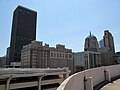 BancFirst Tower with Skirvin hotel and City Place Tower August 2009