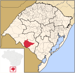 Location within Rio Grande do Sul