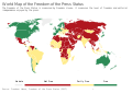 Image 10Freedom of the Press status 2017. (from Freedom of the press)