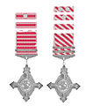 Air Force Cross (Vereinigtes Königreich) 1919 mit Balken und ab 1921 mit zwei Balken