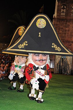 La Danse des Nains est l'un des actes les plus importants des fêtes lustrales du dépôt de Notre-Dame-des-Neiges à Santa Cruz de La Palma.