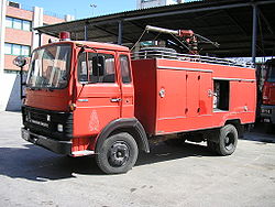 Magirus-Deutz 130M8 als Pulverlöschfahrzeug