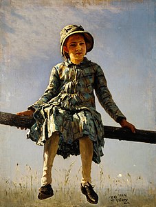 Retrat de la filla de l'artista (1884)