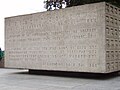 Robert Schuman se monument in Luxemburg