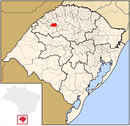 Santo Ângelo – Mappa