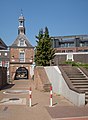 Tiel, la porte de la ciudad (la Waterpoort) desde el Havendijk