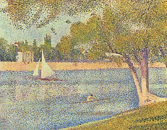 La Seine à la Grande Jatte. Printemps (1888), Bruxelles, musées royaux des Beaux-Arts de Belgique.