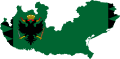 Flag map of the Kingdom of Lombardy-Venetia