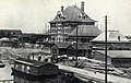 Station Aalsmeer in aanbouw; september 1912