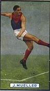 Australian Football and Melbourne Hall of Fame member, Team of the Century forward pocket and four-time premiership player, Jack Mueller