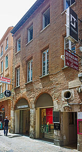 La maison de Francisco Sanches, rue Saint-Rome à Toulouse.