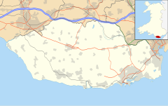 Llandough is located in Vale of Glamorgan