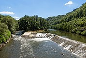 cerca Chanxhe, vista del Ourthe