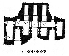 Veduta in pianta della cripta.