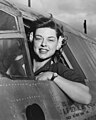 Image 50Photograph of Rockford pilot Elizabeth L. Gardner with the WASPs at Harlingen Army Air Field, Texas. Image credit: U.S. Dept. of the Air Force (photograph); National Archives Catalog (digital file); Junkyardsparkle, Hohum, Bammesk (digital retouching) (from Portal:Illinois/Selected picture)