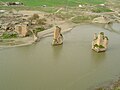 Die alte Brücke aus der Vogelperspektive