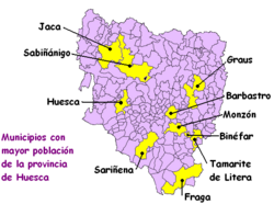 Location of Yosa de Garcipollera