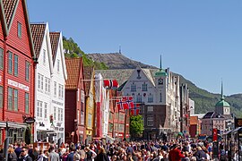 Norwegian national day on Bryggen, 2018