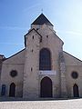 Façade de l'église Saint-Jean-Baptiste, Saint-Jean-de-Braye, avril 2010.