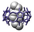 Host–guest complex with a p-xylylenediammonium bound within a cucurbituril[11]