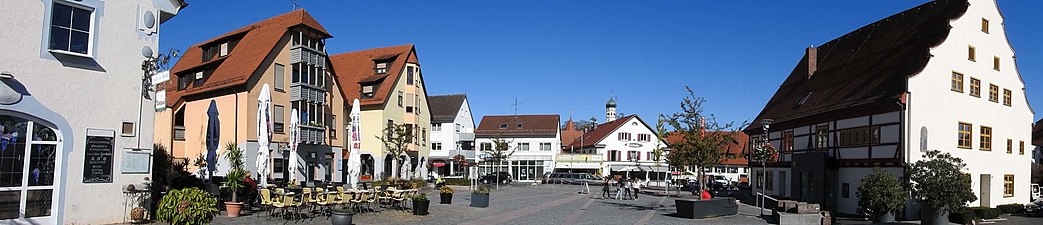 Torget i Bad Schussenried.