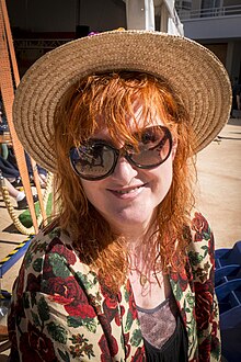 Reader at the Costa del Folk festival in Mallorca, 2016