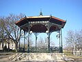 Kiosque à musique du jardin d'Orsay, Limoges (3 janvier 2009)