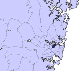 Municipalità di Leichhardt – Mappa