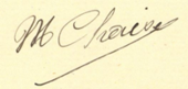 signature de Marie Chaix